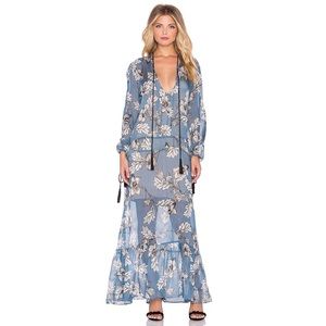 For Love and Lemons Santa Rosa Maxi Dress